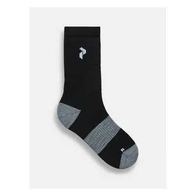 Ponožky peak performance magic sock black/grey melange