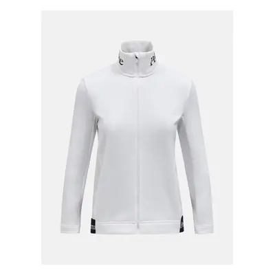 Mikina peak performance w rider tech zip jacket offwhite/sand fog