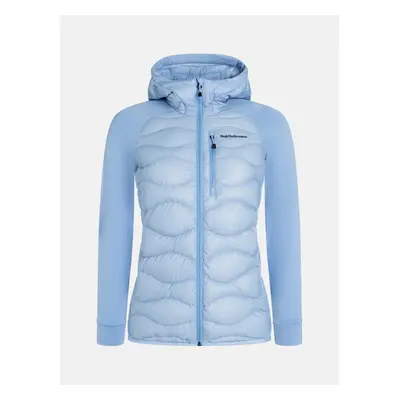 Bunda peak performance w helium down hybrid hood amity blue