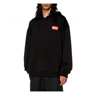 Mikina diesel s-nlabel-hood-l1 sweat-shirt black