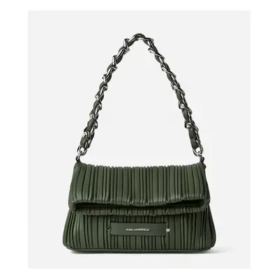 Kabelka karl lagerfeld k/kushion chain sm fold tote olive