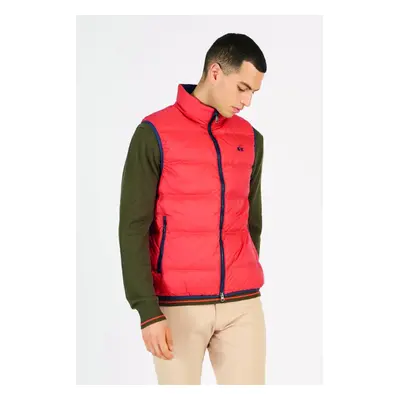 Vesta la martina man outdoor vest nylon pompeian red