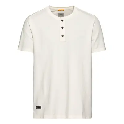 Tričko camel active henley 1/2 arm white