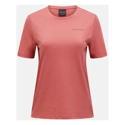 Tričko peak performance w explore graphic tee trek pink