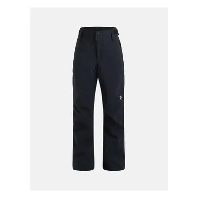 Kalhoty peak performance jr maroon pants black/grey melange