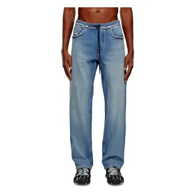 Džíny diesel d-sert-re trousers blue denim