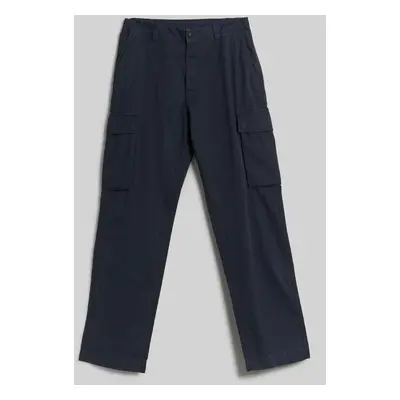 Kalhoty woolrich gabardine cargo pant melton blue