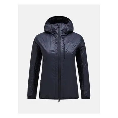 Bunda peak performance w radiance hood jacket black