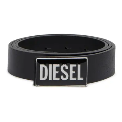 Opasek diesel diesel logo b-glossy belt black2