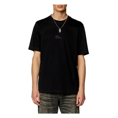 Tričko diesel t-must-slits-n2 t-shirt black