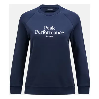 Mikina peak performance w original crew blue shadow