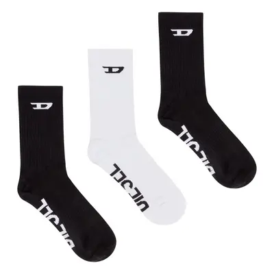 Ponožky diesel skm-ray-threepack socks black