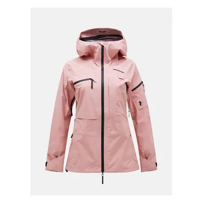 Bunda peak performance w alpine gore-tex jacket warm blush/ombre blue