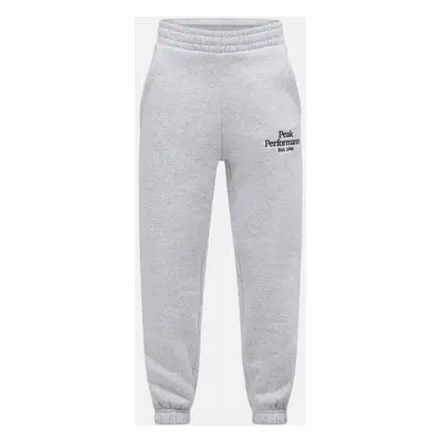 Tepláky peak performance jr original pants mel med grey melang