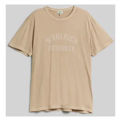 Tričko woolrich light garment dyed t-shirt rope