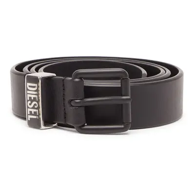 Opasek diesel diesel logo b-glossy loop belt black2