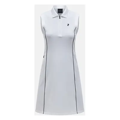 Šaty peak performance w pique dress white