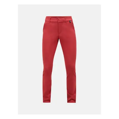 Kalhoty peak performance w illusion pants softer red