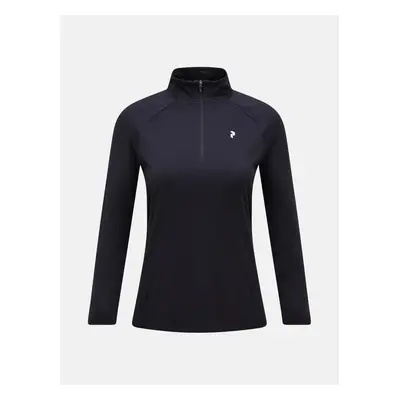 Mikina peak performance w half zip baselayer black