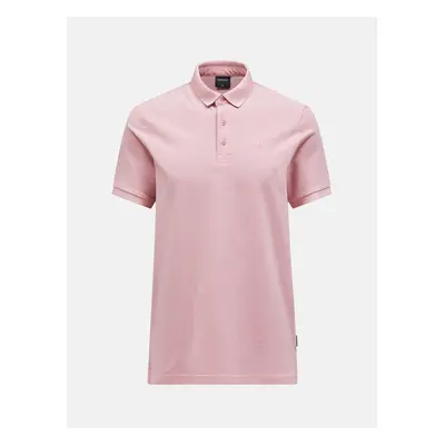 Polokošile peak performance m classic cotton polo warm blush