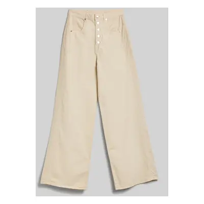 Kalhoty woolrich cotton twill pant light oak