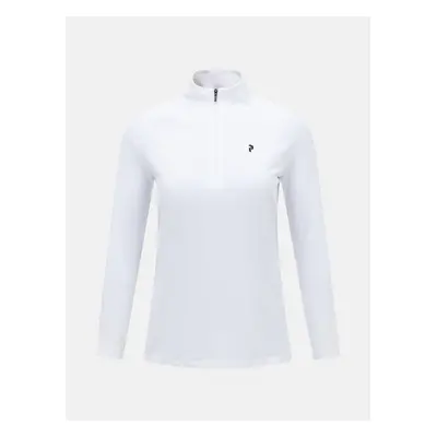 Mikina peak performance w half zip baselayer white