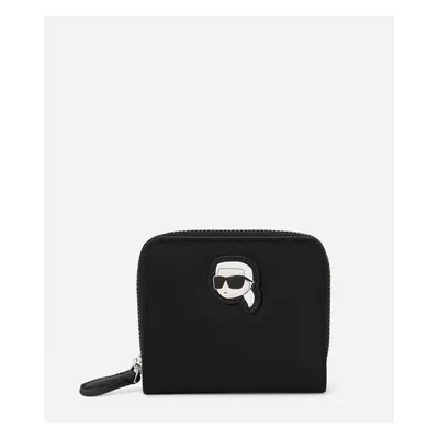 Peněženka karl lagerfeld k/ikonik 2.0 nylon sm zip wlt black