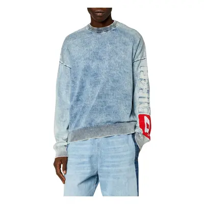 Svetr diesel k-zeros knitwear faded denim