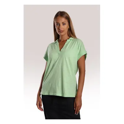 Polokošile camel active t-shirt teal/greengreen