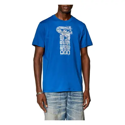 Tričko diesel t-diegor-k68 t-shirt classic blue