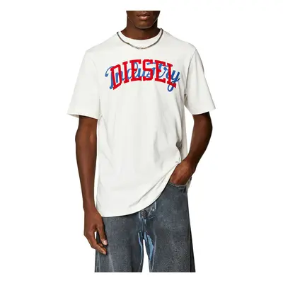 Tričko diesel t-just-n10 t-shirt off white