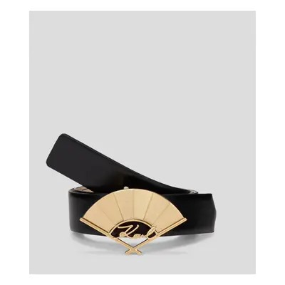 Opasek karl lagerfeld k/signature fan md belt black