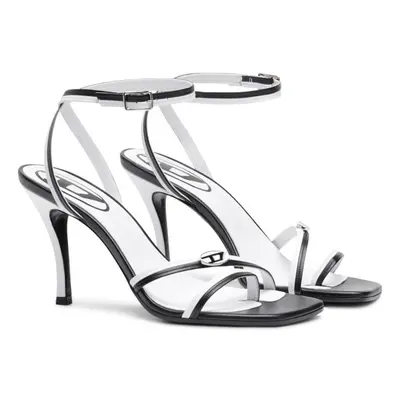 Sandále diesel venus d-venus sa sandals black/white2