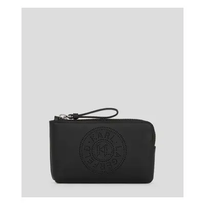 Taška karl lagerfeld k/circle keyring pouch perf black