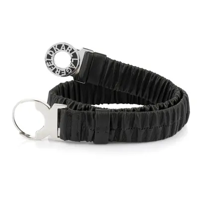 Opasek karl lagerfeld k/disk elasticized belt black