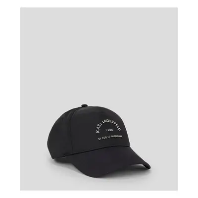 Kšiltovka karl lagerfeld rsg nylon cap black