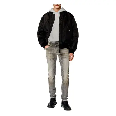 Džíny diesel sleenker trousers black denim