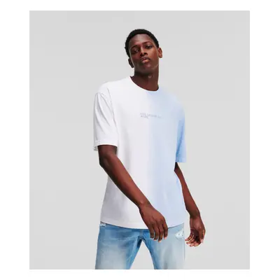 Tričko karl lagerfeld jeans klj relaxed ombre tee multicolor