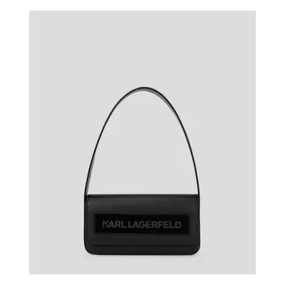 Kabelka karl lagerfeld ikon/k md flap shb leather black