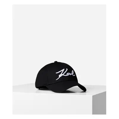 Kšiltovka karl lagerfeld k/signature cap black