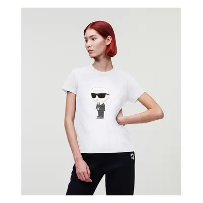 Tričko karl lagerfeld ikonik 2.0 karl t-shirt white