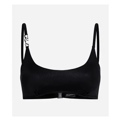 Plavky karl lagerfeld karl dna glam scoop top black