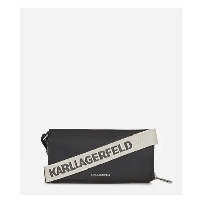 Peněženka karl lagerfeld k/circle flap cb wllt perf black