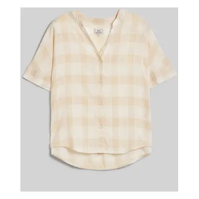 Košile woolrich check voile shirt light oak buffalo