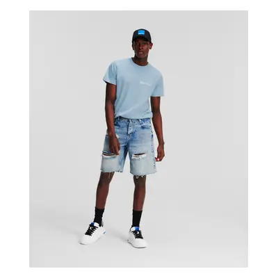 Šortky karl lagerfeld jeans klj relaxed denim short blue heavy