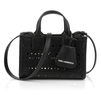 Kabelka karl lagerfeld k/skuare sm tote perforated black