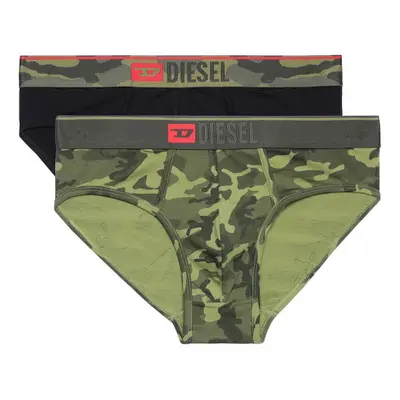 Spodní prádlo diesel umbr-andre 2-pack underpants camouflage green/black