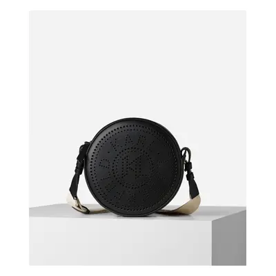 Crossbody karl lagerfeld k/circle round cb perforated black