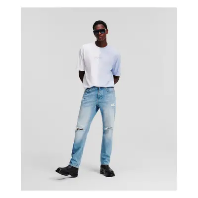 Džíny karl lagerfeld jeans klj tapered denim bright blue