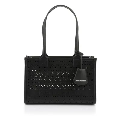 Kabelka karl lagerfeld k/skuare md tote perforated black